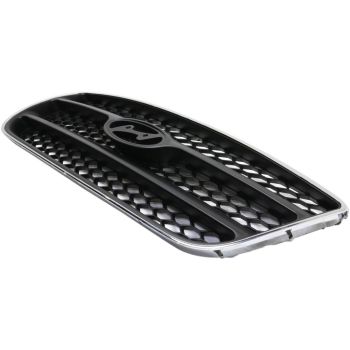 HYUNDAI SANTA FE GRILLE CHR/SLV-BLK (GLS/GL/SE) **CAPA** OEM#865602B010 2007-2009 PL# HY1200146C