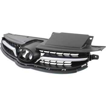 HYUNDAI ELANTRA SEDAN GRILLE BLACK W/ RIGHT (Passenger Side) & LEFT (Driver Side) CHROME MLDG( LTD )(ALSO FIT GLS) OEM#863503Y200 2011-2013 PL# HY1200160