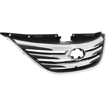 HYUNDAI SONATA  GRILLE ASSY CHROME W/CHROME OUTER MLDG (SE/LTD) OEM#863503Q700 2014 PL# HY1200187