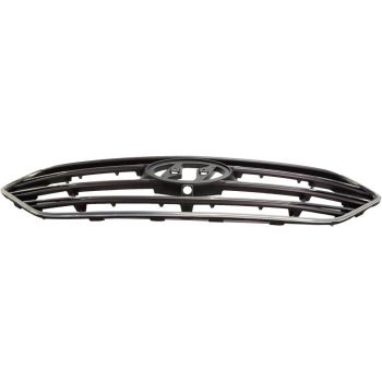 HYUNDAI SANTA FE SPORT (2.0/2.4L) GRILLE GRAY (W/SMOKED CHROME MLDG)(W/CAMERA) OEM#863514Z510 2017-2018 PL# HY1200202