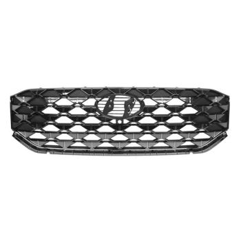HYUNDAI SANTA FE GRILLE BLACK W/CHROME FRAME (W/CAMERA)(CALLIGRAPHYY) **CAPA** OEM#863A0S2910 2021-2023 PL# HY1200245C