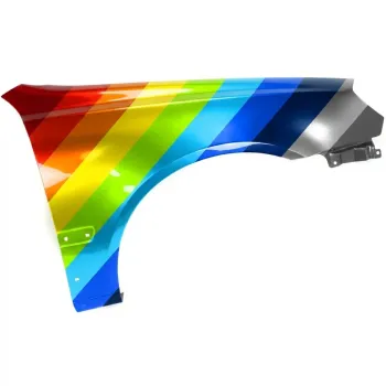 2003-2006 Hyundai Accent Fender Right Passenger Side With Rocker Molding Hole CAPA OEM# 6632125660 PL# HY1241131C