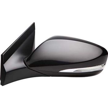 HYUNDAI ACCENT HATCHBACK DOOR MIRROR LEFT (Driver Side) PWR/HTD/SIGNAL (W/BLIND SPOT MIRROR) OEM#876101R910 2014-2017 PL# HY1320222