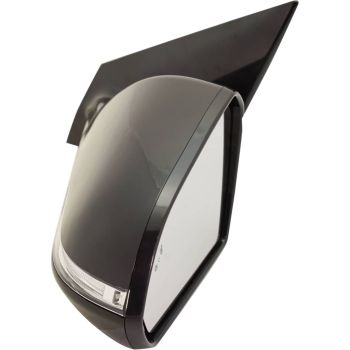 HYUNDAI SONATA  DOOR MIRROR LEFT (Driver Side) PWR/HTD/SIGNAL (W/BSD)(W/MEMORY)(GLOSS BLACK)(MAN-FOLD) OEM#87610C2070 2015-2017 PL# HY1320229