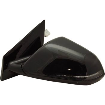 HYUNDAI SONATA DOOR MIRROR LEFT (Driver Side) PWR/HTD/SIGNAL (W/BSD)(WO/MEMORY)(GLOSS BLK)(MAN-FOLD) OEM#87610C2560 2018-2019 PL# HY1320239