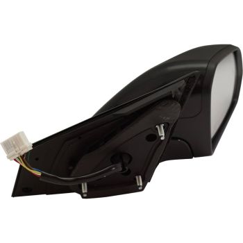 HYUNDAI SONATA  DOOR MIRROR RIGHT (Passenger Side) PWR/HTD/SIGNAL (W/BSD)(WO/MEMORY)(GLOSS-BLACK BASE/PRM CVR) OEM#87620C2060 2015-2017 PL# HY1321228