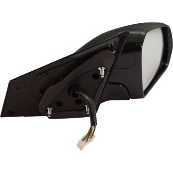 HYUNDAI SONATA  DOOR MIRROR RIGHT (Passenger Side) PWR/HTD/SIGNAL (W/BSD)(W/MEMORY)(GLOSS BLACK)(MAN-FOLD) OEM#87620C2070 2015-2017 PL# HY1321229