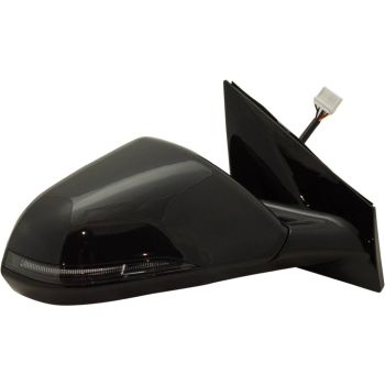 HYUNDAI SONATA DOOR MIRROR RIGHT (Passenger Side) PWR/HTD/SIGNAL (W/BSD)(WO/MEMORY)(GLOSS BLK)(MAN-FOLD) OEM#87620C2560 2018-2019 PL# HY1321239