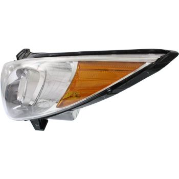 HYUNDAI SONATA HEAD LAMP ASSEMBLY LEFT (Driver Side) (HALOGEN) (SE/LTD)(CHR BEZEL) **CAPA** OEM#921013Q100 2011-2014 PL# HY2502157C