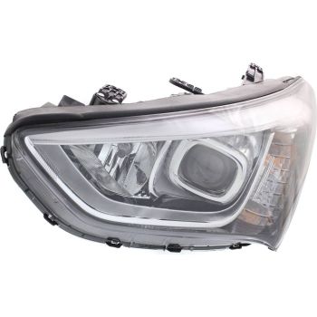 HYUNDAI SANTA FE /SANTA FE XL (3.3L) HEAD LAMP ASSEMBLY LEFT (Driver Side) (HALOGEN)**CAPA** OEM#92101B8020 2013-2016 PL# HY2502175C