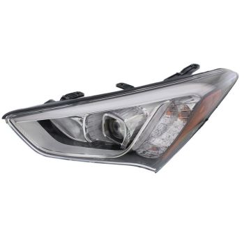 HYUNDAI SANTA FE SPORT (2.0/2.4L) HEAD LAMP ASSY LEFT (Driver Side) (HID)**NSF** OEM#921014Z100 2013-2016 PL# HY2502179N