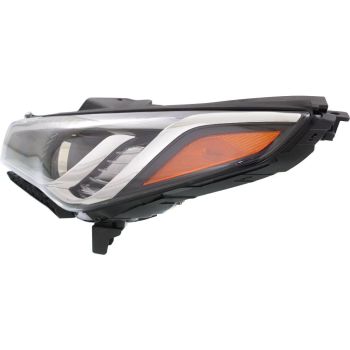 HYUNDAI SONATA HEAD LAMP ASSEMBLY LEFT (Driver Side) (HALOGEN)(EXC SE/ECO)(LED DRL IN BMPER) **CAPA** OEM#92101C2000 2015-2017 PL# HY2502183C