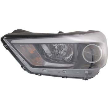 HYUNDAI TUCSON HEAD LAMP ASSEMBLY LEFT (Driver Side) (HALGEN)(WO/LED POSITION LAMP) OEM#92101D3050 2016-2018 PL# HY2502199