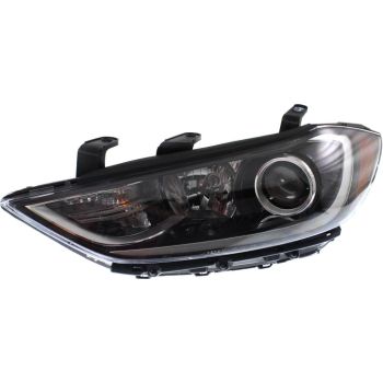 HYUNDAI ELANTRA SEDAN  HEAD LAMP ASSY LEFT (Driver Side) (HALOGEN)(WO/DRL IN BMP)(EXC SPORT)**CAPA** OEM#92101F2040 2017-2018 PL# HY2502206C