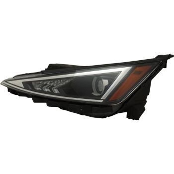 HYUNDAI ELANTRA SEDAN  HEAD LAMP ASSY LEFT (Driver Side) (HALOGEN)(WO/LED DRL)(USA)**CAPA** OEM# 92101F3500 2019-2020 PL# HY2502233C