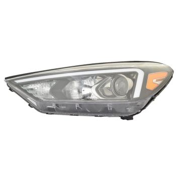 HYUNDAI TUCSON  HEAD LAMP ASSY LEFT (Driver Side) (HALOGEN)(WO/LED POSITION LAMP) OEM#92101D3500 2019-2021 PL# HY2502234
