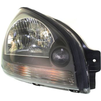 HYUNDAI TUCSON HEAD LAMP ASSEMBLY RIGHT (Passenger Side) (CLEAR SIGNAL) OEM#921022E050 2005-2009 PL# HY2503133