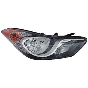 HYUNDAI ELANTRA SEDAN HEAD LAMP ASSEMBLY RIGHT (Passenger Side) (KOREA) **CAPA** OEM#921023X050 2011-2013 PL# HY2503164C