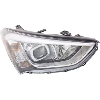 HYUNDAI SANTA FE  /SANTA FE XL  (3.3L) HEAD LAMP ASSY RIGHT (Passenger Side) (HALOGEN) OEM# 92102B8020 2013-2016 PL# HY2503175
