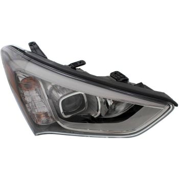HYUNDAI SANTA FE SPORT  (2.0/2.4L) HEAD LAMP ASSY RIGHT (Passenger Side) (HID)**CAPA** OEM# 921024Z100 2013-2016 PL# HY2503179C