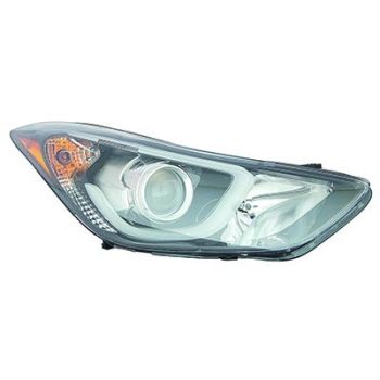 HYUNDAI ELANTRA SEDAN  HEAD LAMP ASSY RIGHT (Passenger Side) (W/ LED) OEM#921023X450 2014-2016 PL# HY2503188