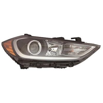 HYUNDAI ELANTRA SEDAN HEAD LAMP ASSEMBLY RIGHT (Passenger Side) (HALGEN)(W/LED DRL IN BMP)(USA)(EXC SPORT MDL) OEM#92102F3010 2017-2018 PL# HY2503210