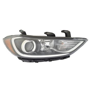 HYUNDAI ELANTRA SEDAN  HEAD LAMP ASSY RIGHT (Passenger Side) (DEPO REDESIGN)(HID)(2.0L)(USA) OEM#92102F3200 2017-2018 PL# HY2503226