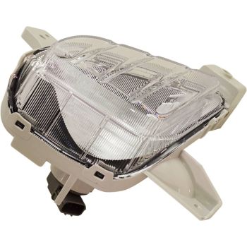 HYUNDAI SONATA DAYTIME RUNNING LAMP ASSEMBLY RIGHT (Passenger Side) (BULB)(STD BMP)**CAPA** OEM#92208C1550 2018-2019 PL# HY2563106C
