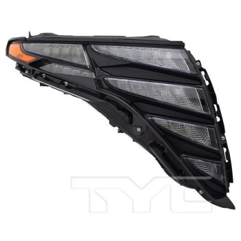 HYUNDAI TUCSON DAYTIME RUNNING LAMP ASSY RIGHT (Passenger Side) BLACK TRIM (LED)(SE/SEL MDL)(USA)**CAPA** OEM#92208CW010 2022-2024 PL# HY2563114C