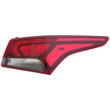 HYUNDAI ACCENT SEDAN TAIL LAMP ASSY RIGHT (Passenger Side) OUTER (BULBS) **CAPA** OEM#92402J0010 2018-2022 PL# HY2805156C