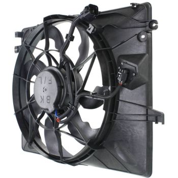 HYUNDAI GENESIS COUPE RADIATOR & A/C FAN ASSY (2.0L) OEM#253802M500 2013-2014 PL# HY3115147