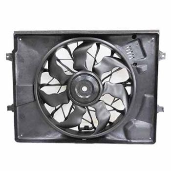 HYUNDAI SONATA HYBRID RADIATOR & A/C FAN ASSEMBLY W/MODULE OEM#25380E6000 2016-2017 PL# HY3115159
