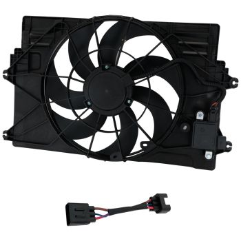 HYUNDAI VELOSTER RADIATOR & A/C FAN ASSY (1.6L TURBO) OEM#25380J3280 2019-2021 PL# HY3115186