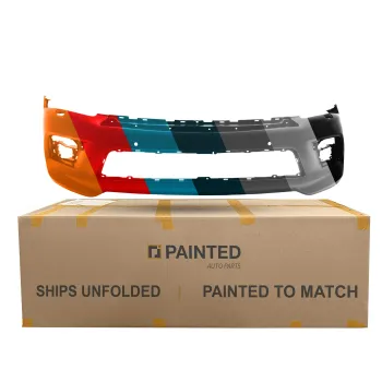 INFINITI QX80 FRONT BUMPER COVER PRIMED (W/WASHER)(W/PK.SENSOR)(W/COLLISION WARN) OEM#620225ZA1H 2015-2017 PL# IN1000264