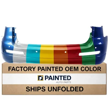 2008-2012 INFINITI EX35 EX37 Rear Bumper Journey WO AVM 4 Holes OEM HEM221BA4H PL# IN1100130