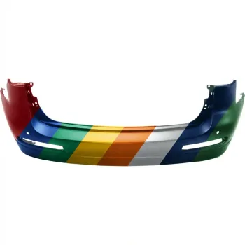 2008-2013 INFINITI EX35 EX37 Rear Bumper Journey w AVM 2 Holes OEM HEM221BA2H PL# IN1100131