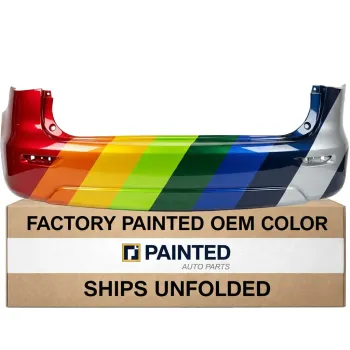 2014-2015 INFINITI QX60 Rear Bumper Without Sensor Without Tow CAPA OEM# 850223JB0H PL# IN1100144C