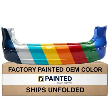 2013 INFINITI JX35 Rear Bumper CAPA Certified with 2 Sensors OEM# 850223JC0H PL# IN1100146C