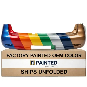 2015-2017 INFINITI QX80 Rear Bumper with Sensor CAPA OEM# 850225ZA0H PL# IN1100160C