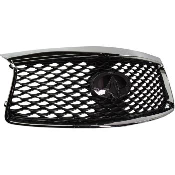 INFINITI QX60  GRILLE CHROME/GRAY (W/CAMERA) OEM#623109NC0B 2016-2019 PL# IN1200136