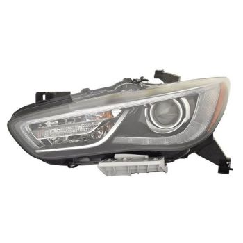 INFINITI QX60 HEAD LAMP ASSY LEFT (Driver Side) (FROM 7-16) **CAPA** OEM#260609NF2B 2016 PL# IN2502173C