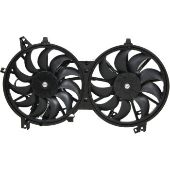INFINITI QX70 RADIATOR & A/C FAN ASSEMBLY (DUAL FAN) OEM#21481JK00A 2014-2017 PL# IN3115108