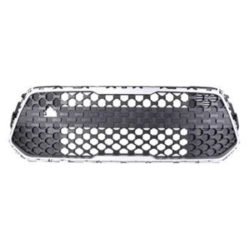 KIA SOUL FRONT BUMPER GRILLE BLACK W/SILVER FRAME MLD (LX/S) OEM#86530K0AA0 2023-2025 PL# KI1036200