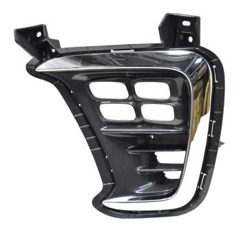 KIA SORENTO  FOG LAMP COVER LEFT (Driver Side) CHROME/BLACK (SX/SX LIMITED)(W/LED FOG) OEM# 86525C6810 2019-2020 PL# KI1038150