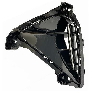 KIA FORTE SEDAN FOG LAMP COVER LEFT (Driver Side) PTD-BLACK (GT/GT-LINE) OEM# 86593M7510 2022-2024 PL# KI1038164