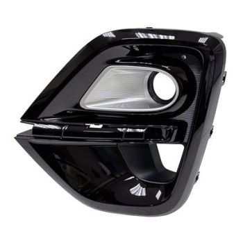 KIA SPORTAGE FOG LAMP COVER LEFT (Driver Side) (Driver Side) GLOSS-BLACK/SILVER (HALOGEN)(CHROME TRIM)(AWD) OEM#86521D9LC0 2020-2022 PL# KI1038183