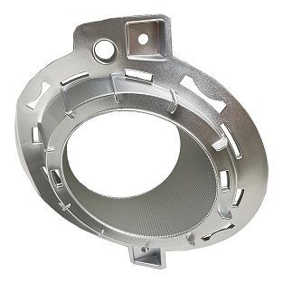 KIA SEDONA MINIVAN  FOG LAMP INNER BEZEL RIGHT (Passenger Side) SILVER (W/ROUND FOG) (LIMITED/SX) OEM# 86588A9500 2015-2018 PL# KI1039158