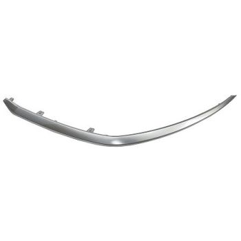 KIA FORTE SEDAN FRONT BUMPER UPPER MLDG LEFT (Driver Side) SATIN-CHROME (HEAD LAMP FILLER)(GT/GT-LINE) **CAPA** OEM# 863A7M7510 2022-2024 PL# KI1046111C