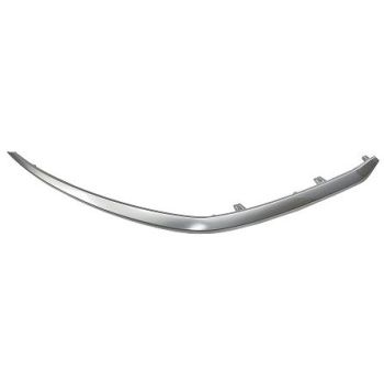 KIA FORTE SEDAN FRONT BUMPER UPPER MLDG RIGHT (Passenger Side) SATIN-CHROME (HEAD LAMP FILLER)(GT/GT-LINE) **CAPA** OEM# 863A8M7510 2022-2024 PL# KI1047111C