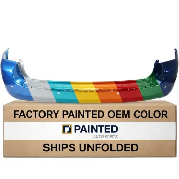 2006-2008 KIA Sedona Minivan Rear Bumper EX/LX Model with 4 Sensors LWB OEM# 866114D011 PL# KI1100132